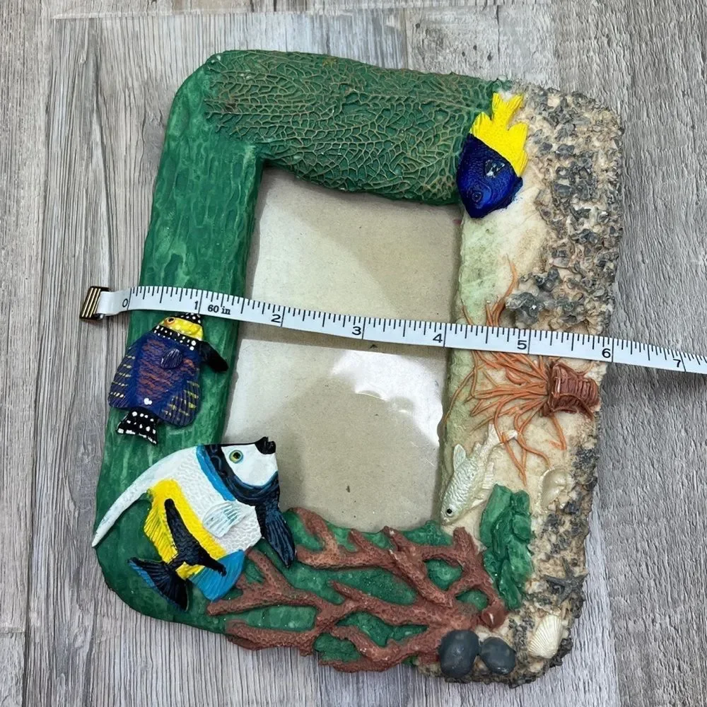 Sea Life Coral Fish Sea Fan Ocean Coastal Picture Frame